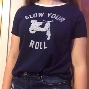 Slow your roll graphic t-shirt
